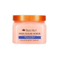TREE HUT SHEA SUGAR MOROCCAN ROSE kūno šveitiklis, 510 g