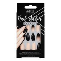 ARDELL ADDICT PREMIUM BLACK STUD & PINK OMBRE priklijuojami nagai