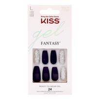 KISS GEL FANTASY priklijuojami dirbtiniai nagai (24 vnt.)