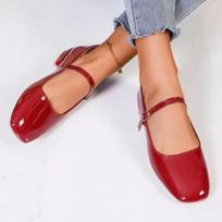 Madingi Elegantiški Žemi Kulniukai Mary Janes Batai Moteriški Dirželiai Balti Kulniukai Siurbliai Moteriški Didelio Dydžio Biuro Šventiniai Vestuvių Batai Moteriški Didelio Dydžio 35 raudona