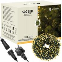 Kalėdinės LED girliandos 500 LED, 40 m, šiltai baltos, vidaus / lauko