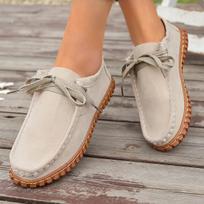 Mada Moteriški Laisvalaikio Batai Tendencija Batai su Raišteliais Moterims Minkštapadžiai Balerinos Patogūs Moteriški Sportbačiai Moteriški Batai Zapatos Para Mujeres 36 smėlis
