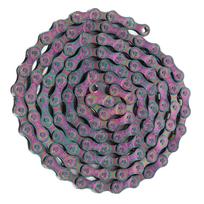 Bike Chain Rust Proof Sensitive Colorful Electroplating 6 7 8 Speed Chain for Road Mountain Bikes