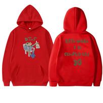 Karštas dainininkas Bad Bunny DTMF 2025 Naujas albumas Dvipusės spaudos gobtuvai Vyrai moterys harajuku mada megztiniai Unisex Vilnos džemperis S