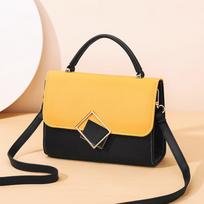 Women Small Handbag Luxury Lock Design Crossbody Bags High Quality PU Leather Shoulder Bag CLE 20.5x7.5x15cm