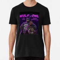 Wolf And Owl T-Shirt S-5XL Best T-Shirt XL