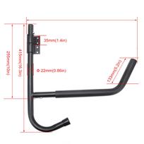 Wall Mount Kayak Paddle Storage Rack 90 degrees  Rotatable Kayak Hanger Folding Kayak Wall Mount Bracket juoda