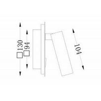 Sieninis šviestuvas Maytoni Ceiling aukso spalvos su LED lemputėmis C175-WL-01-6W-MG