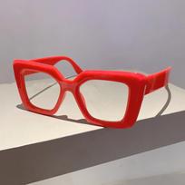 Madingas moteriškas akinių rėmelis Stilingas kvadratinis prekės ženklo dizainas Optika Dydeli akiniai dekoravimui Pograph