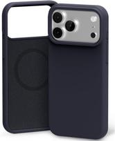 iPhone 17 Pro dėklas Mercury Pure MagSafe Silicon Case tamsiai mėlynas