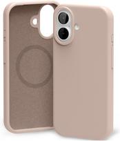 iPhone 17 dėklas Mercury Pure MagSafe Silicon Case rožinio smėlio