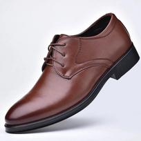 Madingi vyriški batai Juodi odiniai formalūs batai vyrams Oxfords Vyriški vestuvių vakarėlio biuro verslo batų vyras 38 ruda