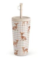 Kelioninis puodelis su šiaudeliu BURGA „Bambi“, 500 ml