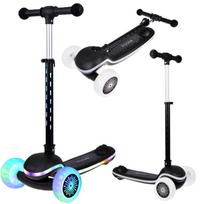 Balansinis paspirtukas SCOOTER 3-ratų SP0812 su spalvotais žibintais ir muzika