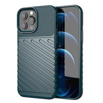 Thunder Case Lanksti Tvirta Atspari Danga TPU Dėklas iPhone 13 Pro Max žalia