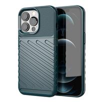 Thunder Case Lankstus, Tvirtas, Patvarus TPU Korpusas iPhone 13 Pro žalias