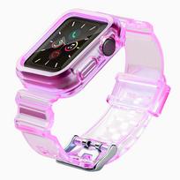 Silikoninė Juosta Riešo Apyrankė atvejo rinkinys Apple Watch 38mm - Raudona