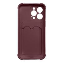 Kortelių Apsaugos Dėklas iPhone 12 Pro Max Kortelių Piniginė Silikoninė Oro Pagalvės Apsaugos Dėklas Aviečių