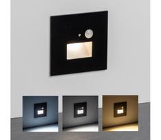 Brilagi - LED laiptų šviestuvas su jutikliu LED/1,5W/230V 3000/4000/6500K juodas