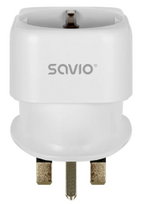 Savio Travel adapter for EU socket - UK plug