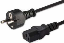 Savio Schuko Kabel (M) Power Cable – IEC C13 1.8m