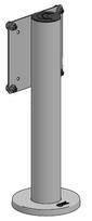 Ergonomic Solutions VESA 75/100 Fixed Height Mount on 300mm Pole, for use