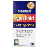 Enzymedica Lypo Gold, Virškinimo fermentai – 120 kapsulių