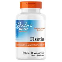 Doctor's Best Fisetinas su Novusetinu 100 mg – 30 veganiškos kapsulės
