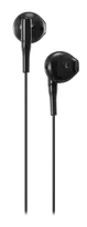 E130 pusiau į ausis įdedamos ausinės STREETZ , atsiliepimo mygtukas, 3,5 mm, mikrofonas, juodos / E130-BLK / 6612038