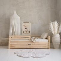 Lovytė Basic Fello Plus (su stalčiumi) 120x60 (naturali mediena)