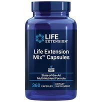 Life Extension Mix™, Vitaminų kompleksas, Mineralai, Daržovės ir vaisiai - 360 kapsulių