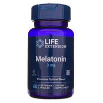 Life Extension Melatoninas 3 mg - 60 kapsulių