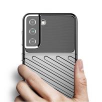 Thunder Case lankstus šarvuotas dėklas Samsung Galaxy S22 + (S22 Plus) juodas