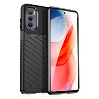 Thunder Case lanksčius apsauginis dėklas Motorola Moto G Stylus 2022 juodas