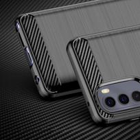 Anglies pluošto dėklas lanksčiai Motorola Moto G Stylus 2022 juodas
