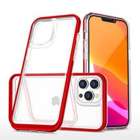 Skaidrus 3in1 dėklas iPhone 13 Pro rėmui geltonas