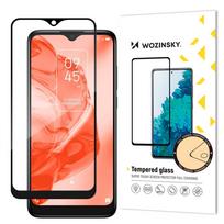 Wozinsky super atsparus Full Glue grūdintas stiklas su viso ekrano apsauga ir Case Friendly TCL 205 juoda rėmelis