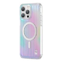 Kingxbar PQY Go Out serijos magnetinė dėklas iPhone 14 Plus MagSafe lazerių spalva