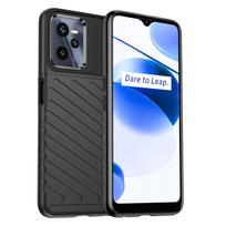 Thunder Case dėklas Realme C35 silikoninė armija juodas