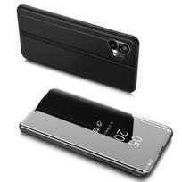 Aiškiai Matoma Danga for Nothing Phone 1 flip case juoda