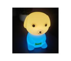 LED RGB reguliuojama įkraunama vaikiška naktinė lempa LED/2,5W/5V 3000K 1200 mAh šuo