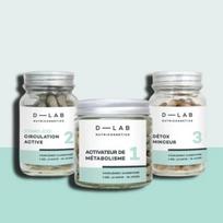 D-LAB Nutricosmetics – maisto papildų rinkinys riebalams deginti „Programme Brûle-Graisses“
