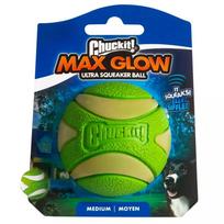 Chuckit! Max Glow Ultra Squeaker Ball M šviečiantis kamuolys