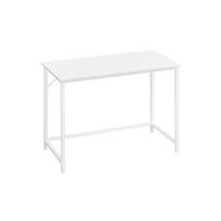 Rašomasis stalas iš medžio plokštės ir plieno, 50 x 100 x 76 cm