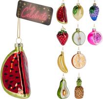 Kalėdinis eglutės žaisliukas Fruit, 10 rūšių