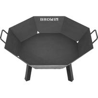 Loft stiliaus sodo laužavietės dubuo BROWIN 330497 Ø 60 cm, plienas, 2 mm