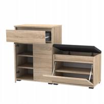 Batų lentyna Fluxar SC-1202 82x160x36 cm Sonoma ąžuolas