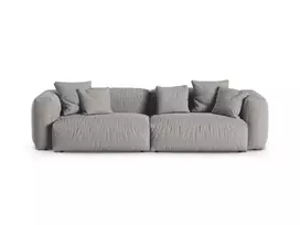 Modular Sofa, "Martina", 4 Seats, 320x120x75, Light Grey