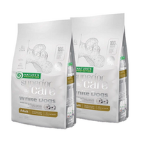 NATURES PROTECTION Superior Care Grain Free White Dog Junior visų veislių šunims 2x1,5kg