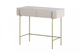 Dressing Table Malmi - Cashmere / Crema Bianca / Gold Legs
